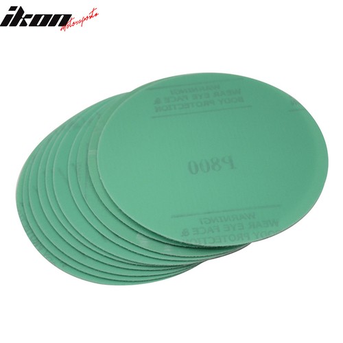 Disc 800 Grit 5 PSA Green Auto Sanding Paper Sheets Repair Sand 10PC