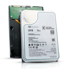 Disco duro empresarial Seagate Exos 28 TB ST28000NM001C 7,2 K RPM SATA 6 Gb/s 512e 3,5"