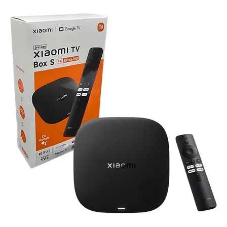 Dispositivo de streaming Xiaomi TV Box MDZ-32-AA 4k 32gb color negro