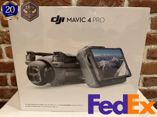 DJI Drone MAVIC 4 Pro 512GB Creator Combo *SEALED* FCC No Tariffs JP Ship Now!