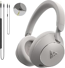DOQAUS DJ Headphones Professional Wired Studio Monitor Headphones Over Ear for Music Recording and Mixing 50mm Drivers Stereo Headset with Dual Jack for Electric Guitar Keyboard Piano Laptop