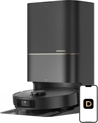 DREAME X40 Ultra Black Robotic Vacuum,12,000Pa Suction ｜Certified Refurbished