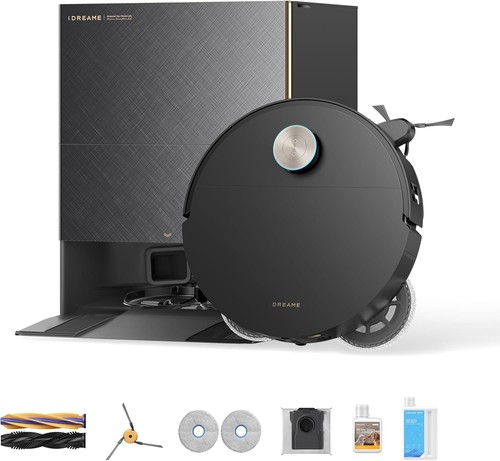 DREAME X60 Max Ultra Complete Black Robot Vacuum Clean｜Certified Refurbished