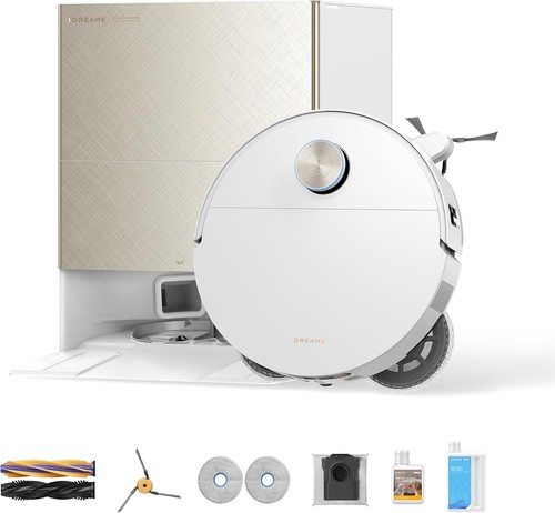 DREAME X60 Max Ultra Complete White Robot Vacuum Clean｜Certified Refurbished