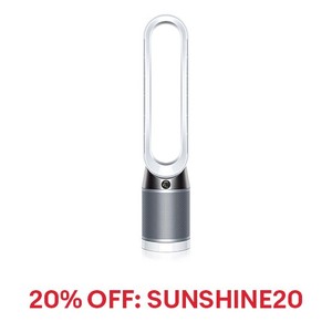 Dyson TP4A Pure Cool&trade; tower purifier fan | White/Silver | Refurbished