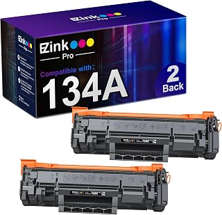 E-Z Ink Pro 134A Toner with Chip Replacement for HP 134A Black Toner Cartridge 134X W1340a W1340X Toner Compatible with HP LaserJet Pro M209dw M234sdw M234dw M234sdn M235sdw M209d Printers (2 Pack)