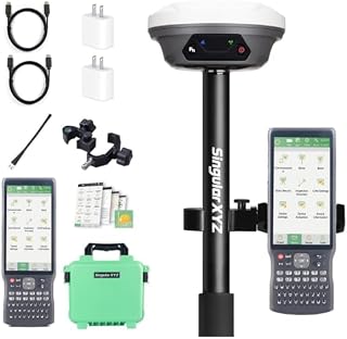 E1 GNSS IMU RTK GPS Surveying Equipment Rover Receiver Rtk Gnss Handheld Collector and Survey Software, 1408 Channels, 1cm Accuracy, 5km Distance