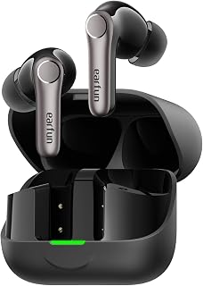 EarFun Air Pro 4+ Adaptive Noise Cancelling Wireless Earbuds, Dual Drivers