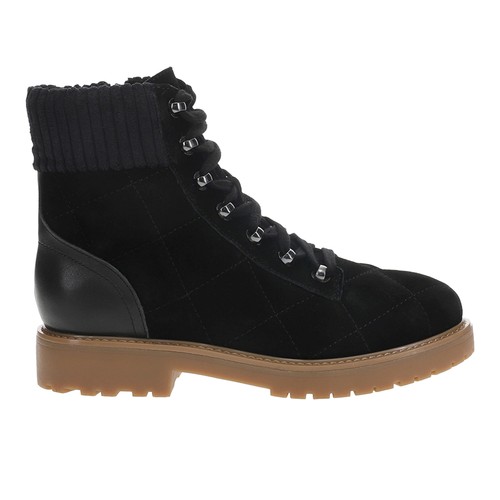 Easy Spirit Lakely X Martha Stewart Quilted Round Toe Zippered  Womens Black Cas