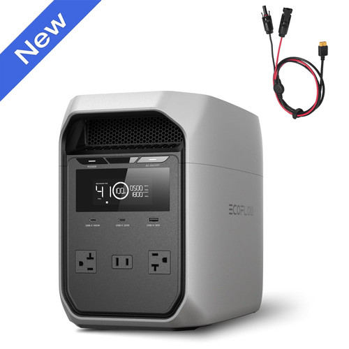 EcoFlow 1024Wh DELTA 3 Classic 1800W Portable Power Station LiFePO4 for Camping