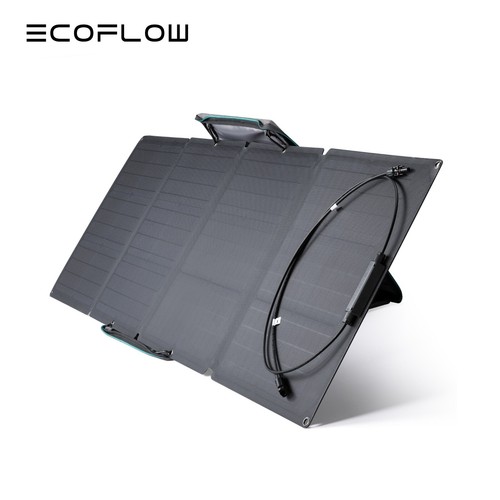EcoFlow 110W Portable Solar Panel Kit for Power Station, IP68 Waterproof