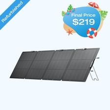 EcoFlow 220W NextGen Solar Panel Kit Waterproof IP68 for Outdoor RVs Refurbished