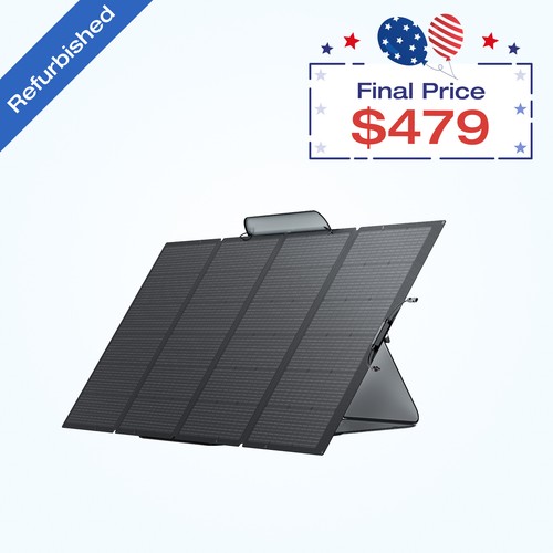 EcoFlow 400W Solar Panel Kit Self-supporting Waterproof Certified Refurbished