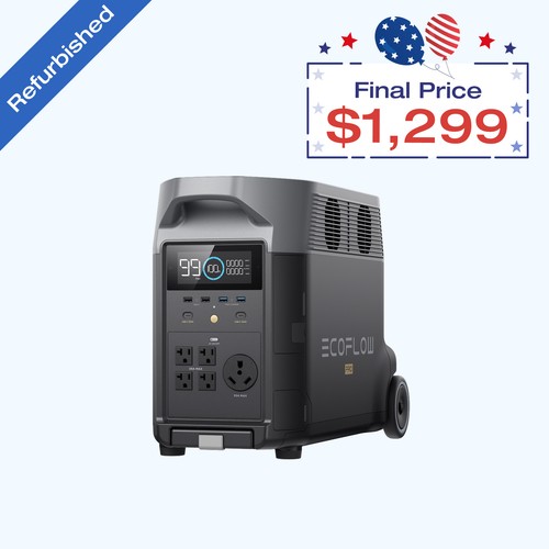 EcoFlow DELTA Pro 3600Wh Power Station Generator for Home Back-up Solution