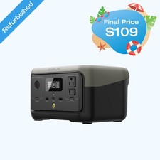 EcoFlow RIVER 2 Portable Power Station 256Wh Generator LFP Certified Refurbished