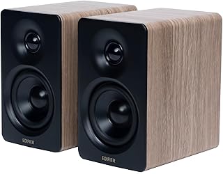 Edifier M60 Multimedia Speaker, 66W RMS Computer Speaker, Black | Bluetooth 5.3, Hi-Res Audio with LDAC, 3" Mid Bass & 1" Tweeter, USB-C AUX Inputs, Compact Desktop Speaker
