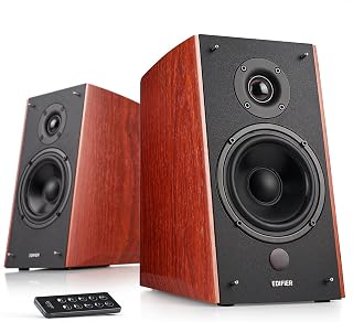 Edifier R2000DB Powered Bluetooth Bookshelf Speakers, 120W RMS, Wood