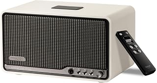 Edifier S300 Hi-Fi Tabletop Speaker, Hi-Res Audio LDAC 80W Power, Ivory