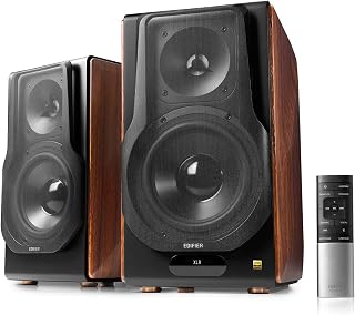 Edifier S3000MKII Audiophile Active Speakers, Wireless Powered Bookshelf Speaker Bluetooth 5.0 aptX with Planar Diaphragm Tweeters, Hi-Res Audio and 6.5" Woofers(Upgraded)