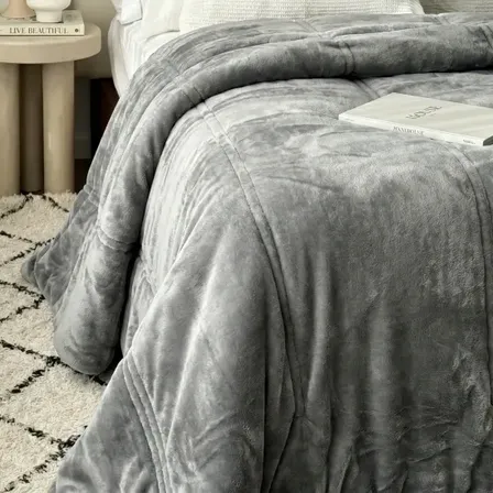 Edred&oacute;n Polo Twin 1 Plaza Y Media 160x240 | Ganga Home Gris