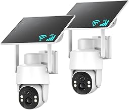 ELYSOO Solar Cellular Security Cameras Wireless Outdoor, 4G LTE & WiFi Mode