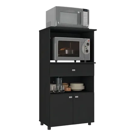 Encimera Multiusos Para Horno Y Microondas, Ref. 4060 G, Color Negro