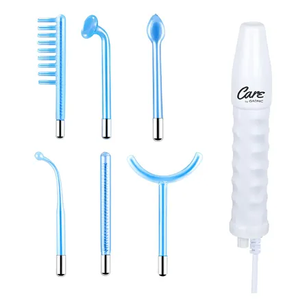 Equipo De Alta Frecuencia Care By Gadnic Facial 6 Electrodos Reafirmante Gas Argon