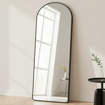 Espejo Arco 120x50 Cm Marco Pvc Blanco Negro Dorado Negro