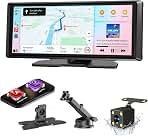 ESSGOO 8.1" Wireless CarPlay & Android Auto Screen with HD Backup Camera