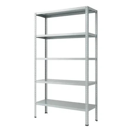 Estanteria 5 Estantes Acero Galvanizad Reforzada 187x75x30cm