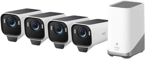eufy eufyCam S3 Pro Solar Camera Security System 4K MaxColor Night Vision|Refurb