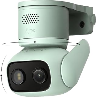 eufy Security Indoor/Outdoor Camera C31, IP66, Spotlight-Free Color Night Vision,360&deg; Coverage Pan and Tilt, AutoTracking,AI Human/Vehicle/Pet/Cry Detection,24/7 Recording,Green (No Subscription)