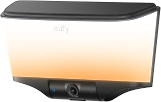 eufy Security Wall Light Cam S4, 4K Ultra HD, Solar Security Camera