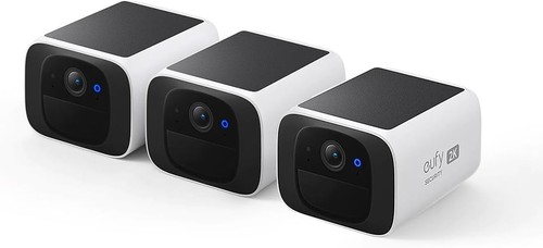 eufy SoloCam S220 2K Solar SWireless Outdoor Camera ecurity Camera Wi-Fi 3-Cam