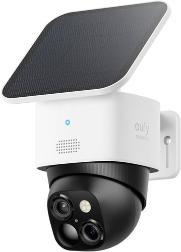 eufy SoloCam S340 Outdoor Solar Security Camera 3K Dual-Camera Pan&Tilt 8xZoom