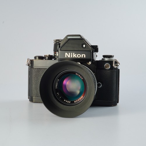 EXCELLENT 【SERVICED & TESTED】 Nikon F2 Photomic S DP-2 Black + New NIKKO...