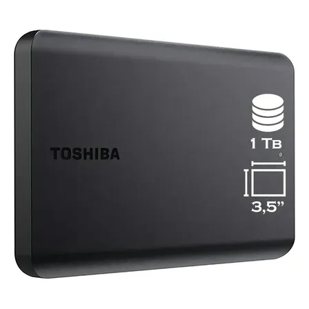 externo Toshiba Canvio Basics HDTB510XK3AA Basics 1TB negro