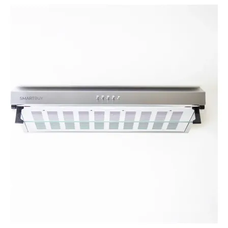 Extractor Purificador Cocina Smartbuy Acero Y Vidrio 60 Cm Color Plateado