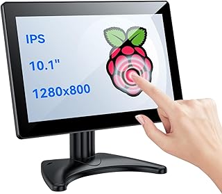 Eyoyo 10.1" Small Touchscreen Monitor, Metal IPS Display, 1280&times;800 HD