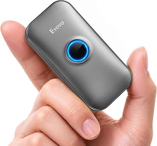 Eyoyo Mini 2D QR 1D Bluetooth Barcode Scanner Wireless