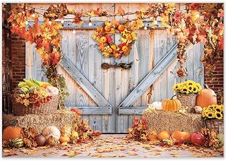 Fall Photo Backdrops for Photography, Thanksgiving Decorations 5x3ft