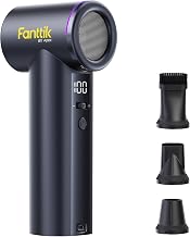 Fanttik B11 Apex Electric Air Duster, Compressed Air w/Powerbank Function | High-Performance Motor, 100-Speed Adjustable, One-Tap Booster, 42.12Wh Rechargeable Battery, for PC, Workshop, Car Interior