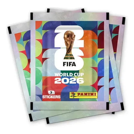 Figuritas Panini X 25 Sobres World Cup 2026 Mundial 2026