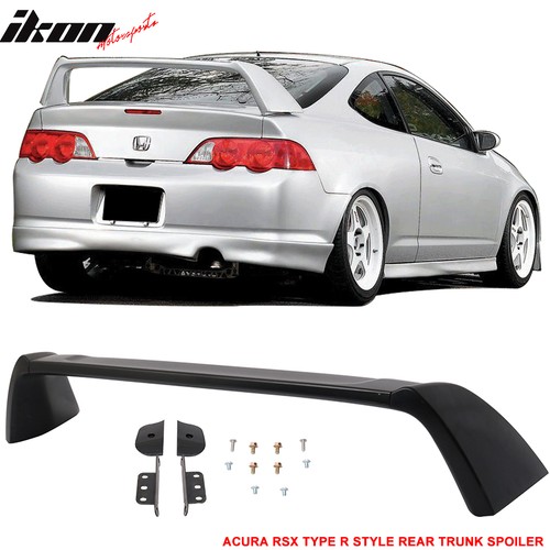 Fits 02-06 Acura RSX DC5 Type R TR Style Rear Trunk Spoiler Unpainted ABS 3PCS