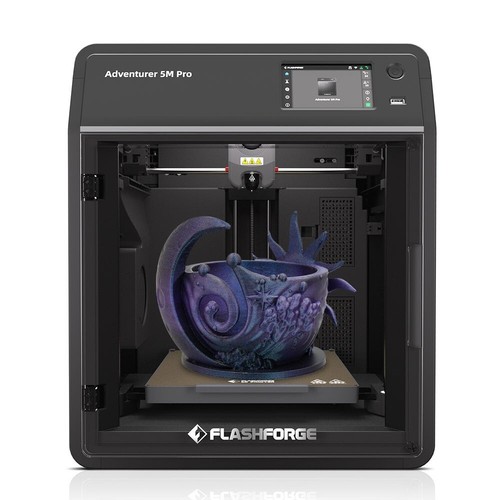FLASHFORGE 3D Printer Adventurer 5M Pro Enclosed Air Filtration Safe for Home US
