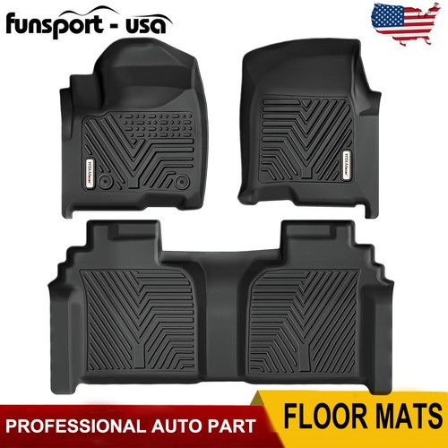 Floor Mats for 2020-2026 Chevy Silverado/GMC Sierra 1500& 2500HD/3500HD Crew Cab