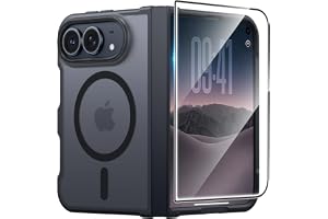 FNTCASE for iPhone Duo Case, Fit for Magsafe, Black | Screen Protector, Translucent Matte, Military Grade Drop Proof, Shockproof Protection Bumper, Protective Magnetic Phone Cover