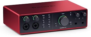 Focusrite Scarlett 16i16 4th Gen USB Audio Interface, for Songwriting, Music Production, Recording, and Podcasting &mdash; High-Fidelity, Studio Quality Recording, and All the Software You Need to Record