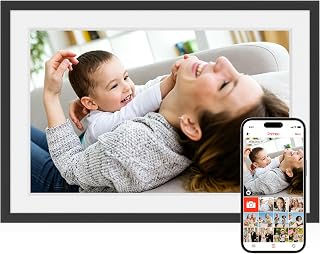Frameo Digital Picture Frame, 10.1'' Digital Photo Frame WiFi, 32GB Memory | 1280x800 IPS Touch Screen, Send Photos/Videos from Your Phone Anywhere, Photo Gifts for Parents and Grandparents