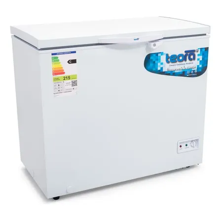 Freezer Horizontal 1 Puerta Pozo Teora Fh200 190 Litros Blanco